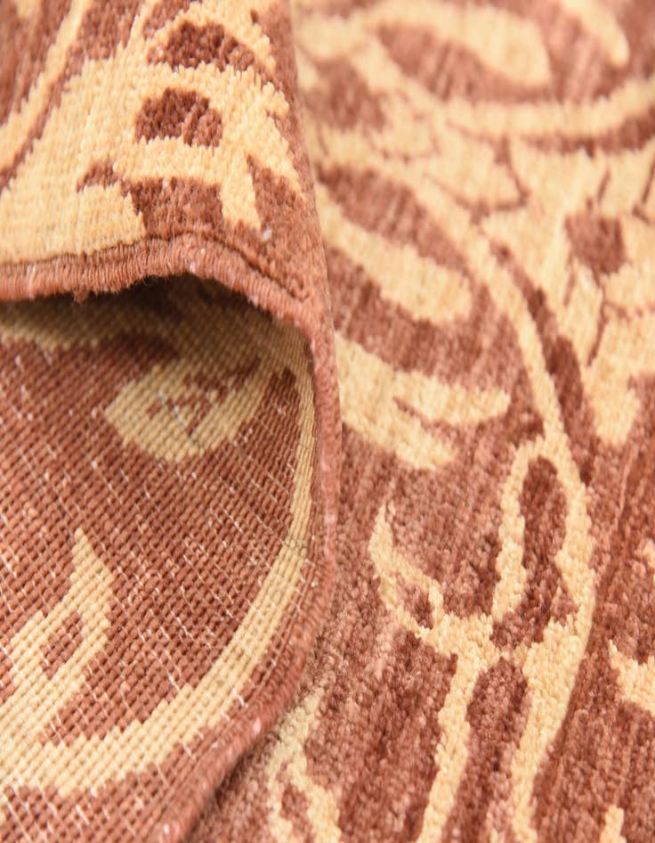 Detail image of  6' 11 x 9' 6  Hand Knotted Peshawar Ziegler Oriental Rug