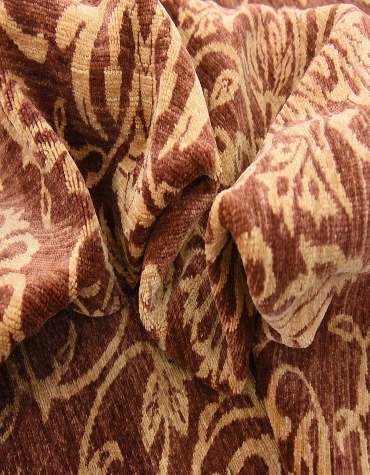 Detail image of  6' 11 x 9' 6  Hand Knotted Peshawar Ziegler Oriental Rug