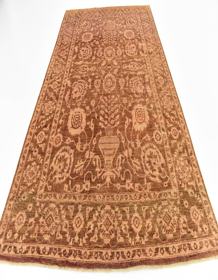 Detail image of  6' 5 x 10'  Hand Knotted Peshawar Ziegler Rug