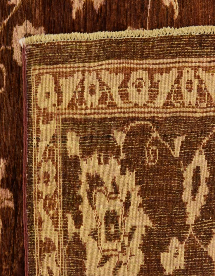 Detail image of  5' 8 x 9' 8  Hand Knotted Peshawar Ziegler Rug