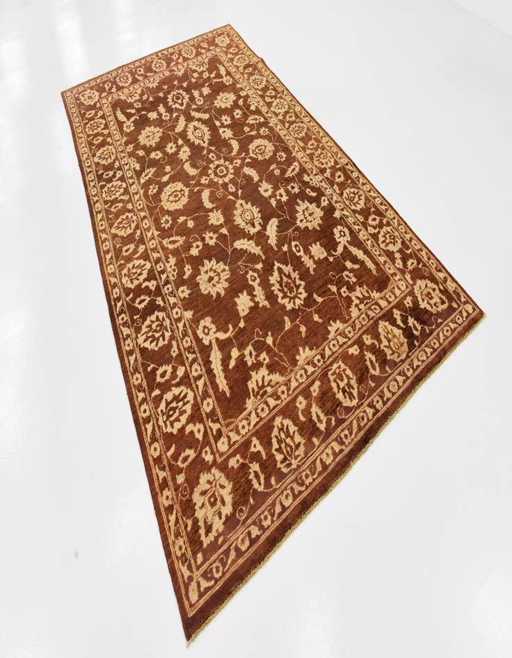 Detail image of  5' 8 x 9' 8  Hand Knotted Peshawar Ziegler Rug