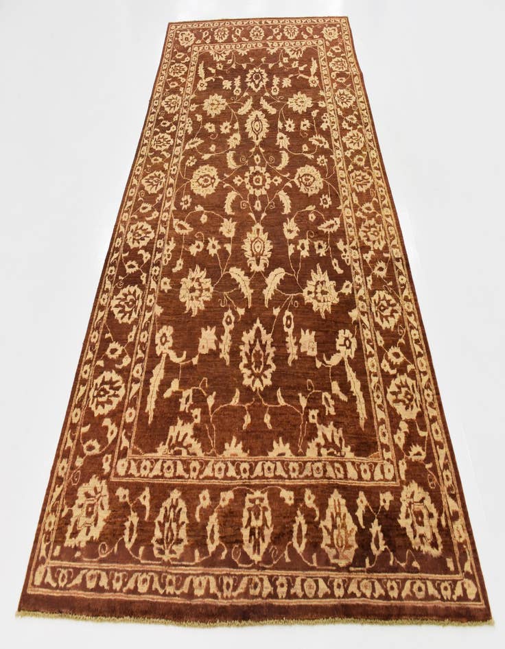 Detail image of  5' 8 x 9' 8  Hand Knotted Peshawar Ziegler Rug