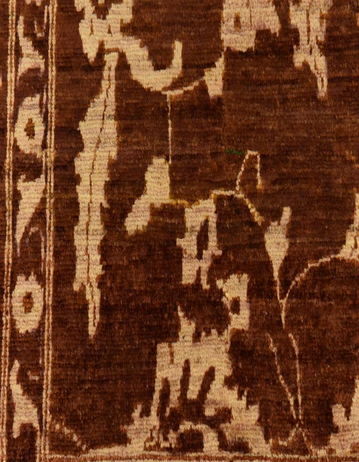 Detail image of  5' 8 x 9' 8  Hand Knotted Peshawar Ziegler Rug