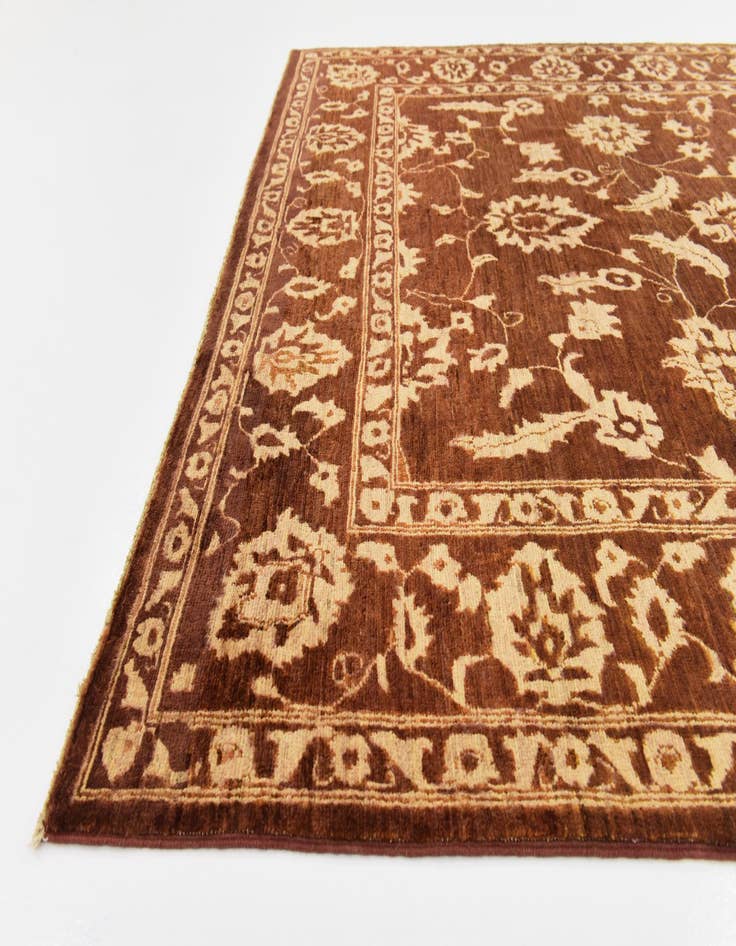 Detail image of  5' 8 x 9' 8  Hand Knotted Peshawar Ziegler Rug