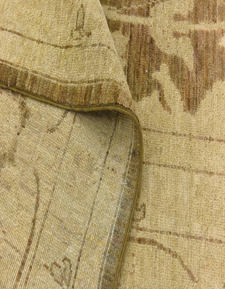 Detail image of  11' 9 x 14' 8  Hand Knotted Peshawar Ziegler Rug