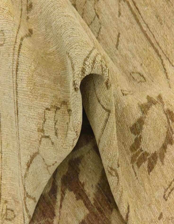 Detail image of  11' 9 x 14' 8  Hand Knotted Peshawar Ziegler Rug