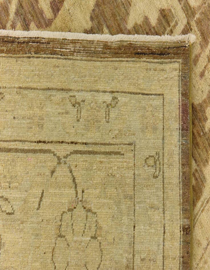 Detail image of  11' 9 x 14' 8  Hand Knotted Peshawar Ziegler Rug