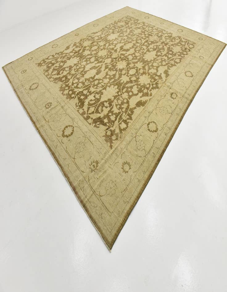 Detail image of  11' 9 x 14' 8  Hand Knotted Peshawar Ziegler Rug