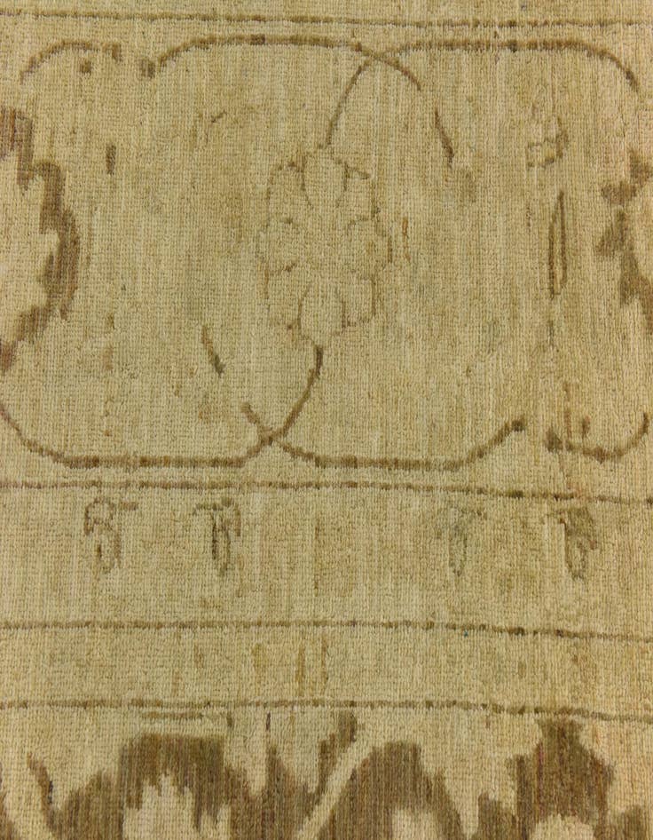 Detail image of  11' 9 x 14' 8  Hand Knotted Peshawar Ziegler Rug