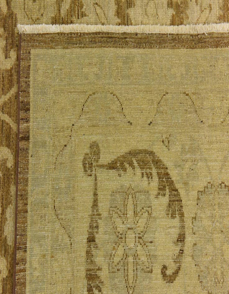 Detail image of  13' 2 x 17' 7  Hand Knotted Peshawar Ziegler Rug