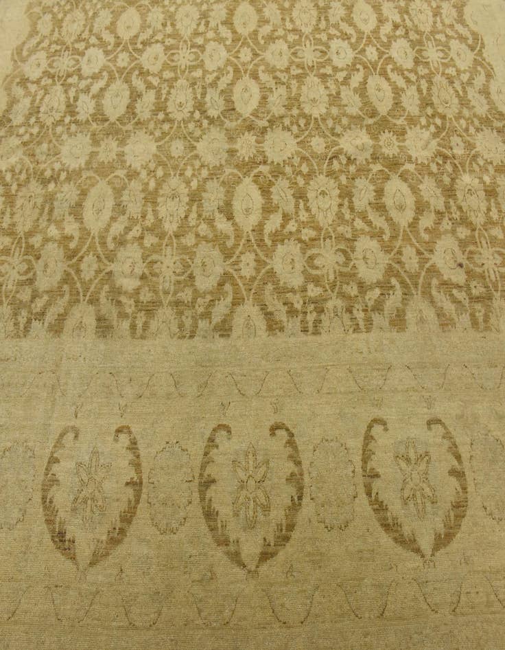 Detail image of  13' 2 x 17' 7  Hand Knotted Peshawar Ziegler Rug