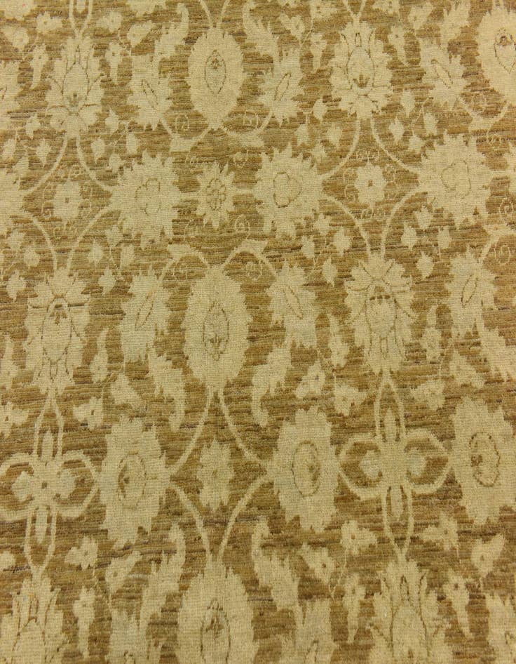 Detail image of  13' 2 x 17' 7  Hand Knotted Peshawar Ziegler Rug
