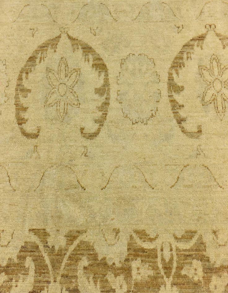 Detail image of  13' 2 x 17' 7  Hand Knotted Peshawar Ziegler Rug