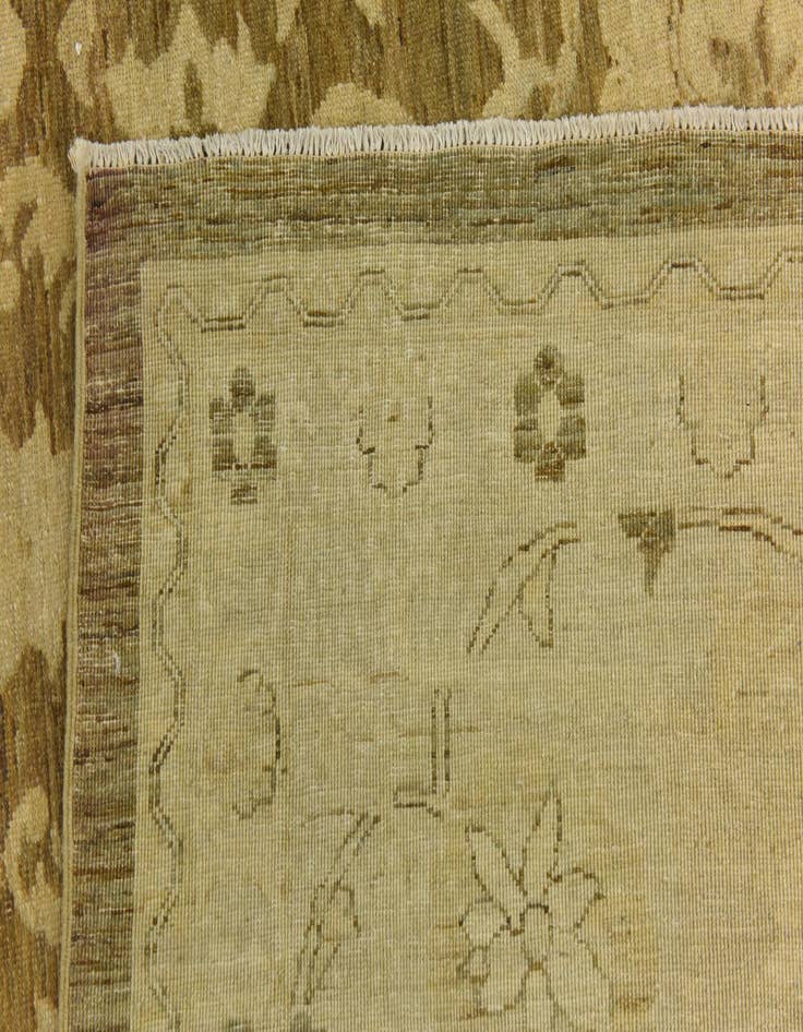 Detail image of  12' 7 x 19' 3  Hand Knotted Peshawar Ziegler Rug