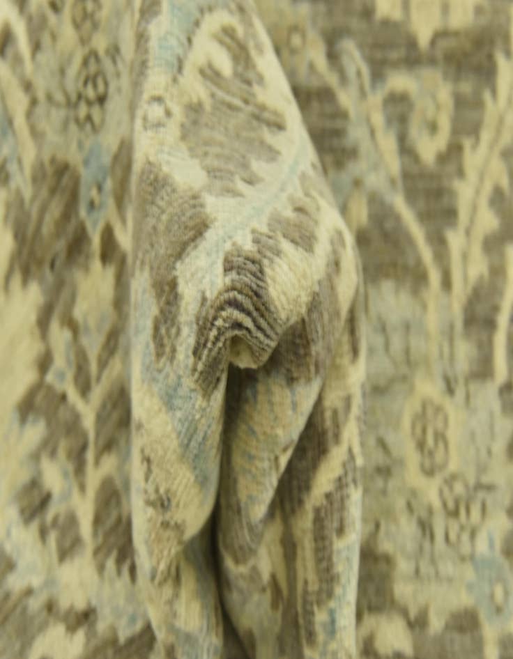 Detail image of  6' 6 x 9' 5  Hand Knotted Peshawar Ziegler Rug