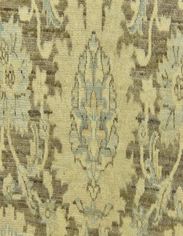 Detail image of  6' 6 x 9' 5  Hand Knotted Peshawar Ziegler Rug