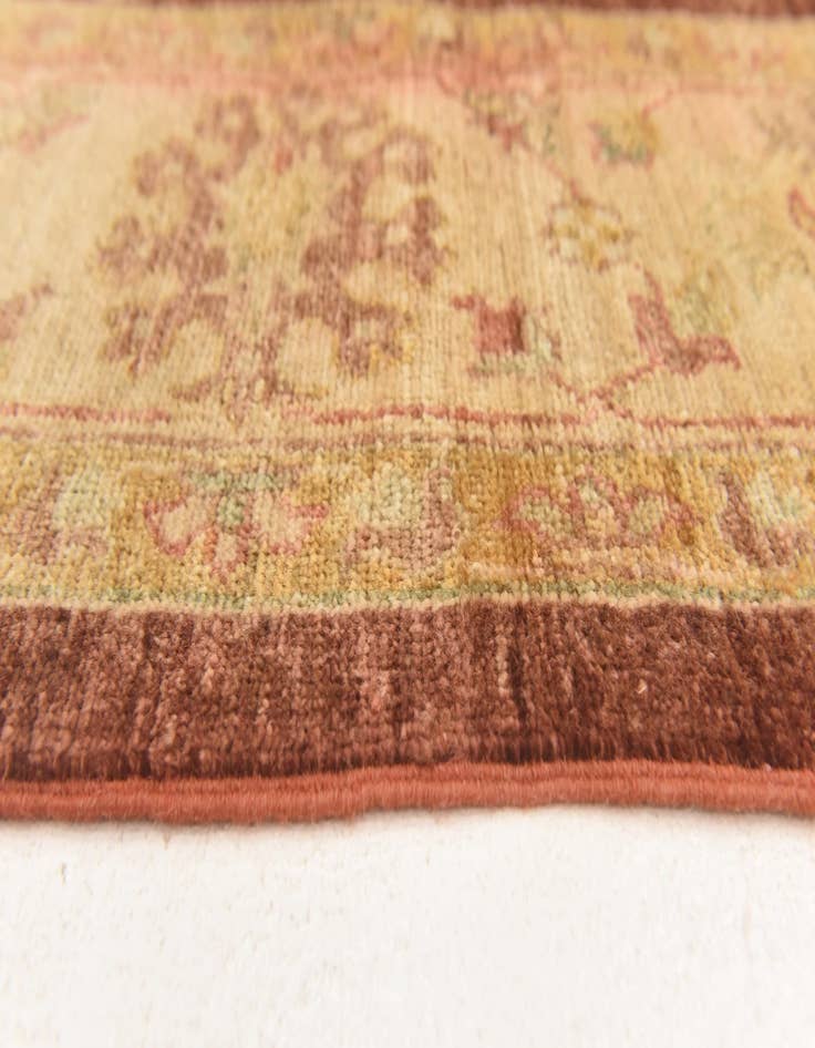 Detail image of  5' 7 x 8' 10  Hand Knotted Peshawar Ziegler Rug