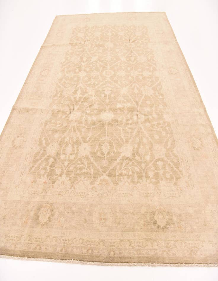 Detail image of  9' x 11'  Hand Knotted Peshawar Ziegler Rug