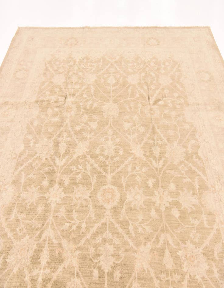 Detail image of  9' x 11'  Hand Knotted Peshawar Ziegler Rug