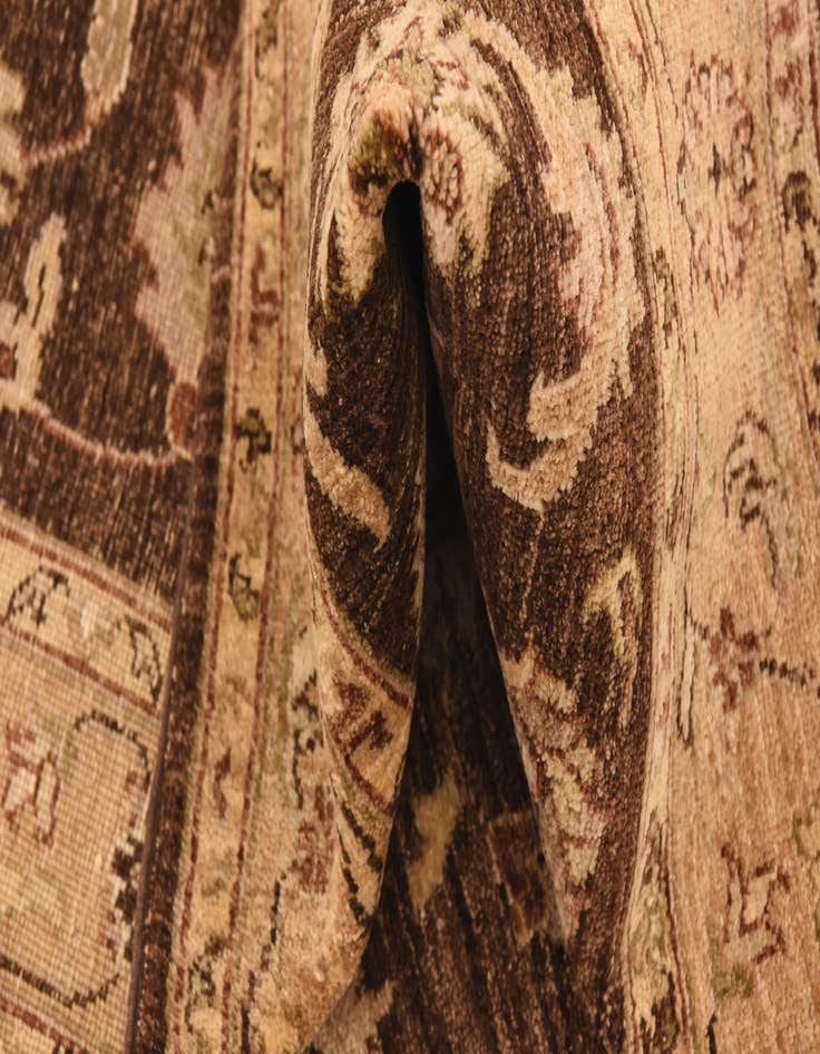 Detail image of  5' 2 x 7' 6  Hand Knotted Peshawar Ziegler Rug
