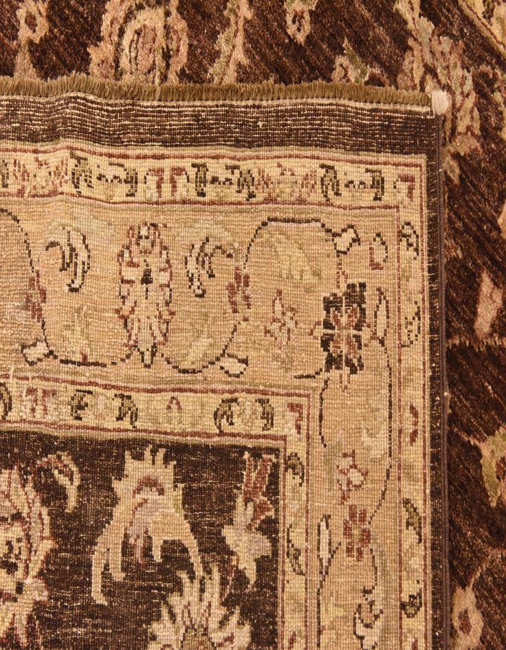 Detail image of  5' 2 x 7' 6  Hand Knotted Peshawar Ziegler Rug