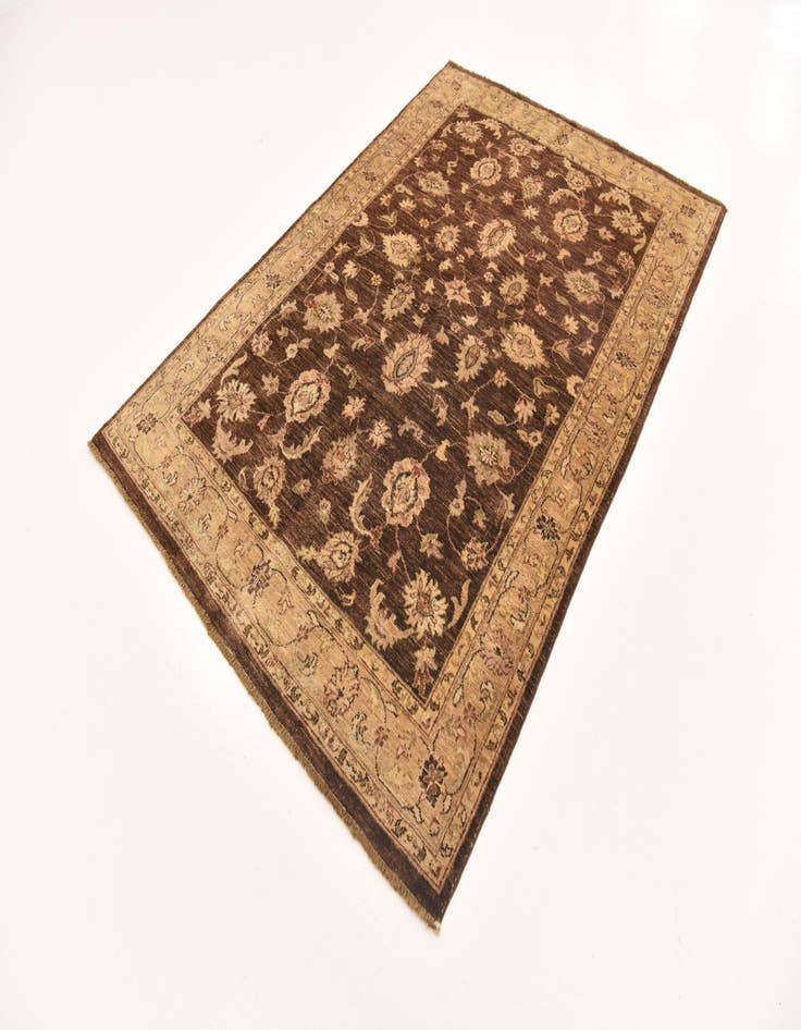 Detail image of  5' 2 x 7' 6  Hand Knotted Peshawar Ziegler Rug