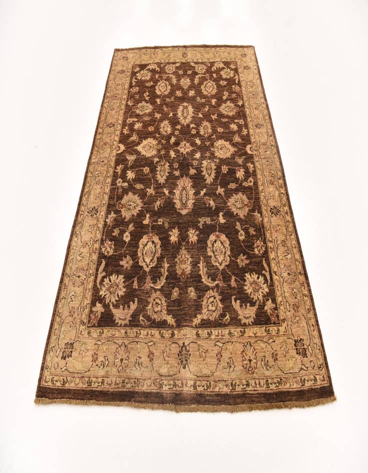 Detail image of  5' 2 x 7' 6  Hand Knotted Peshawar Ziegler Rug