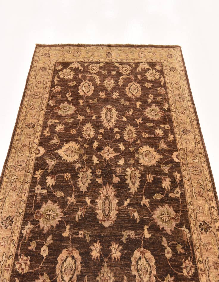 Detail image of  5' 2 x 7' 6  Hand Knotted Peshawar Ziegler Rug