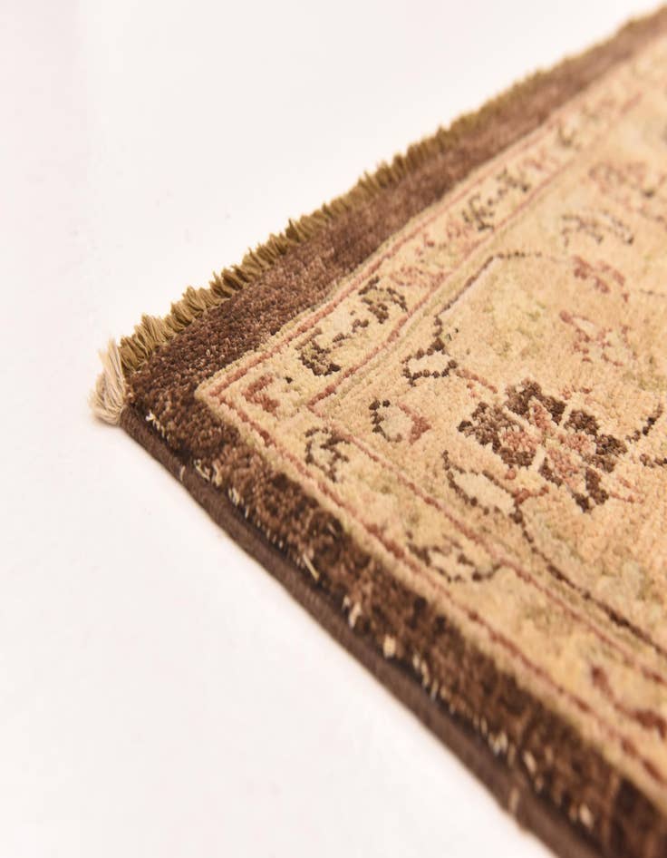 Detail image of  5' 2 x 7' 6  Hand Knotted Peshawar Ziegler Rug