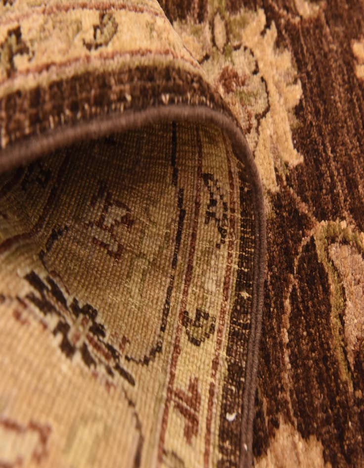 Detail image of  5' 2 x 7' 6  Hand Knotted Peshawar Ziegler Rug