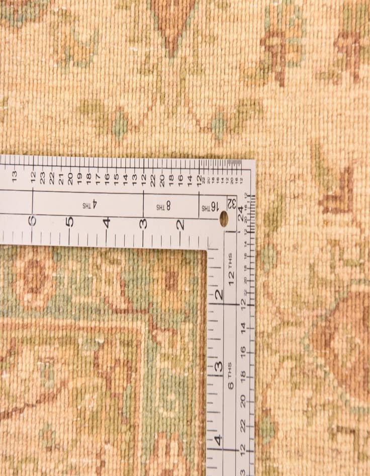 Detail image of  8' 2 x 9' 5  Hand Knotted Peshawar Ziegler Rug