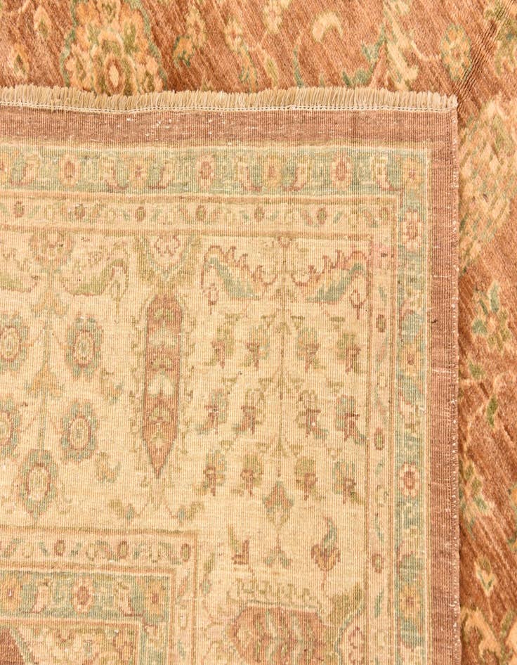 Detail image of  8' 2 x 9' 5  Hand Knotted Peshawar Ziegler Rug