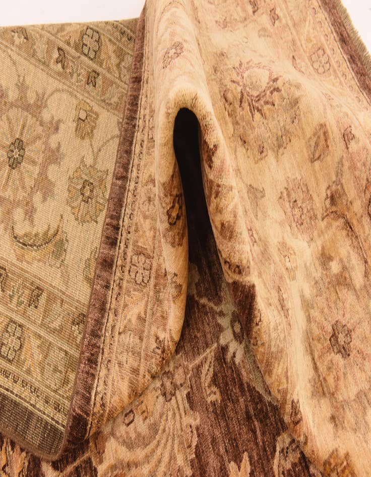 Detail image of  13' x 16' 6  Hand Knotted Peshawar Ziegler Rug