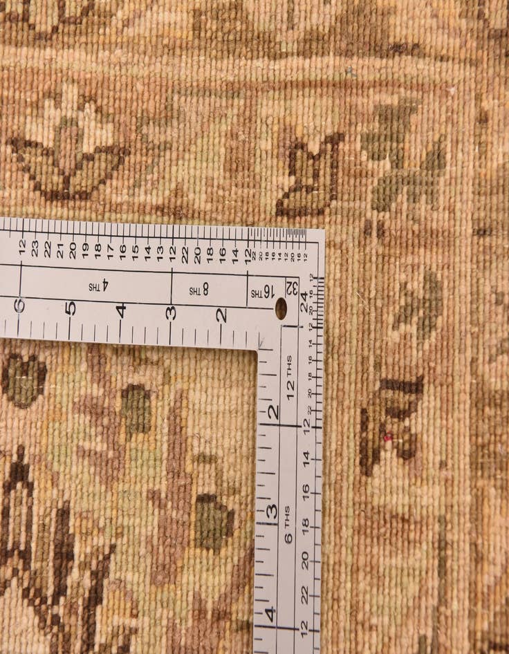 Detail image of  13' x 16' 6  Hand Knotted Peshawar Ziegler Rug