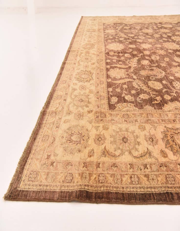 Detail image of  13' x 16' 6  Hand Knotted Peshawar Ziegler Rug