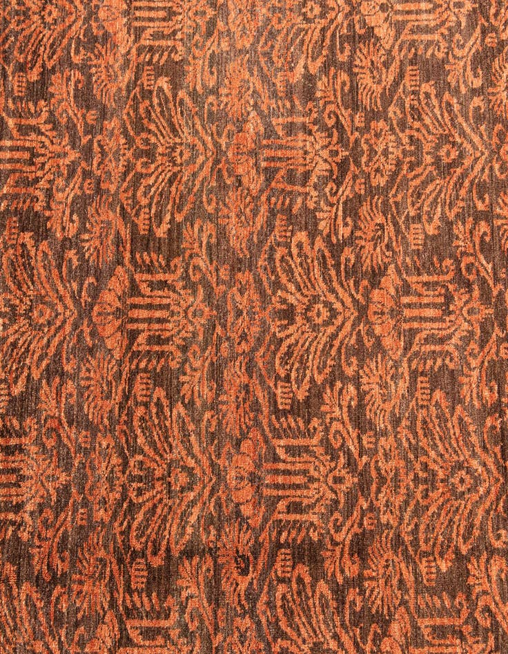 Detail image of  8' 4 x 11' 3  Hand Knotted Peshawar Ziegler Oriental Rug
