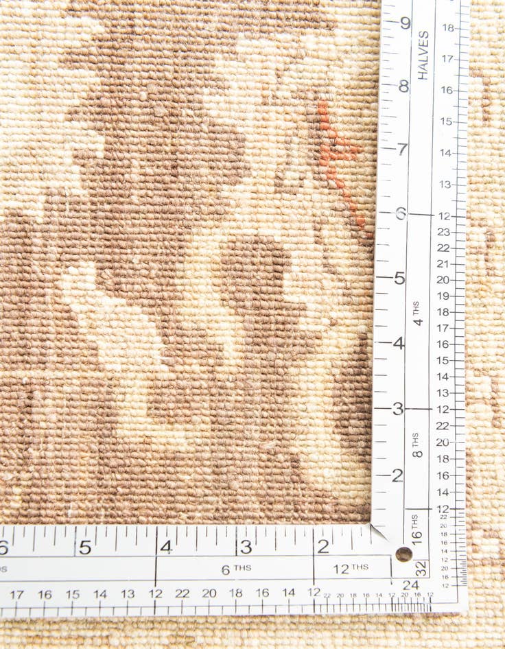 Detail image of  3' 4 x 4' 10  Hand Knotted Peshawar Ziegler Rug