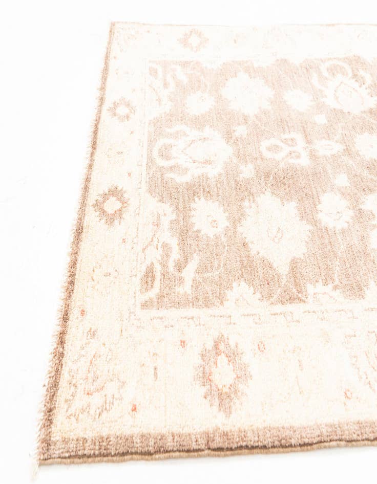 Detail image of  3' 3 x 4' 10  Hand Knotted Peshawar Ziegler Rug