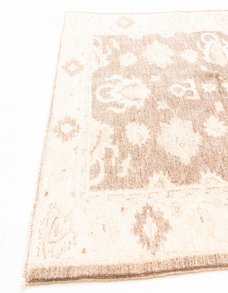 Detail image of  3' 3 x 4' 10  Hand Knotted Peshawar Ziegler Rug