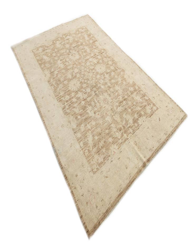 Detail image of  6' x 8' 8  Hand Knotted Peshawar Ziegler Rug