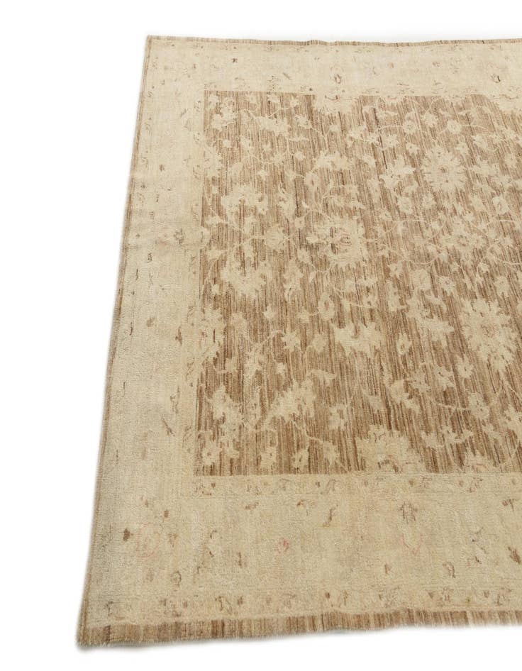 Detail image of  6' x 8' 8  Hand Knotted Peshawar Ziegler Rug