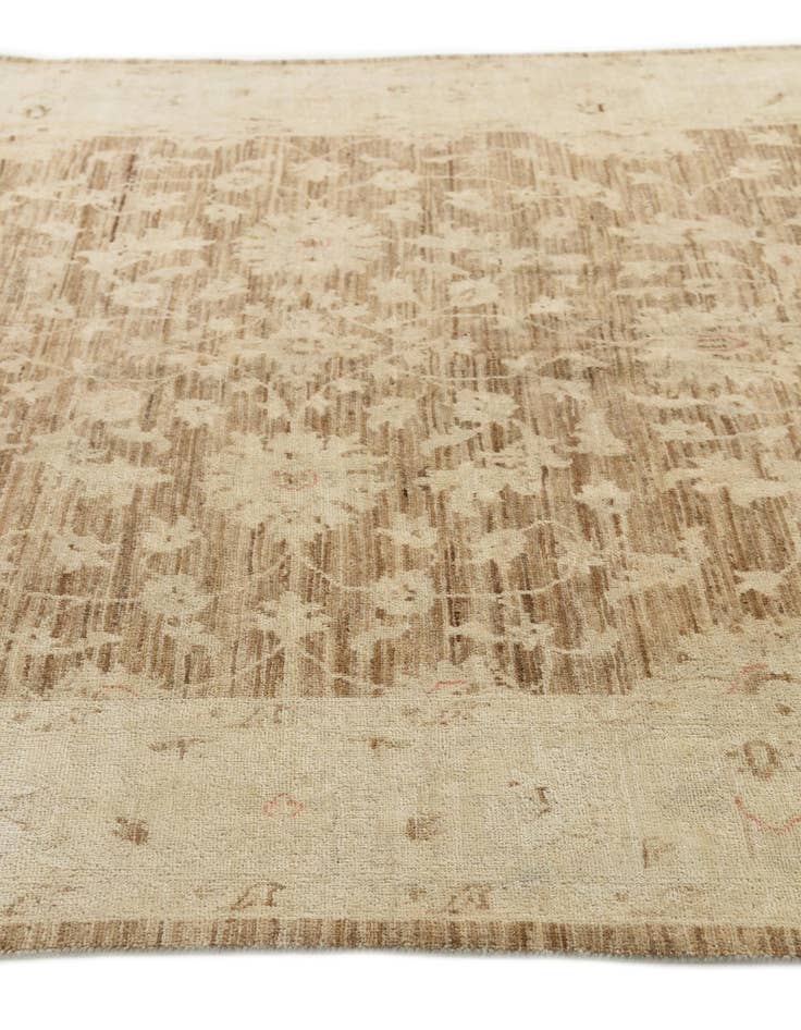 Detail image of  6' x 8' 8  Hand Knotted Peshawar Ziegler Rug