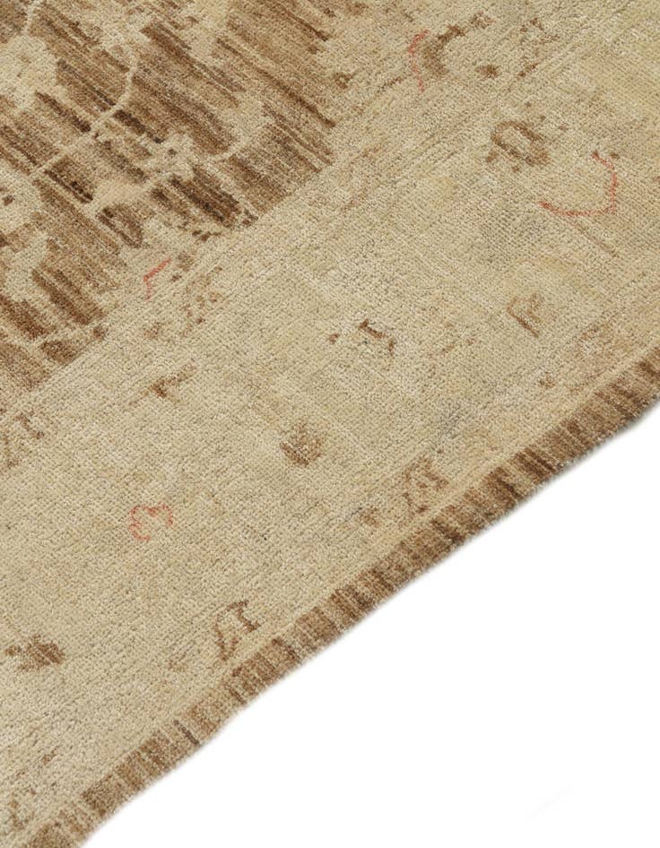 Detail image of  6' x 8' 8  Hand Knotted Peshawar Ziegler Rug