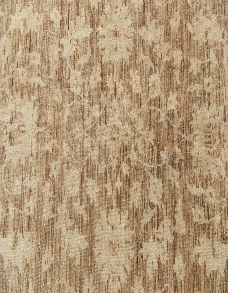 Detail image of  6' x 8' 8  Hand Knotted Peshawar Ziegler Rug