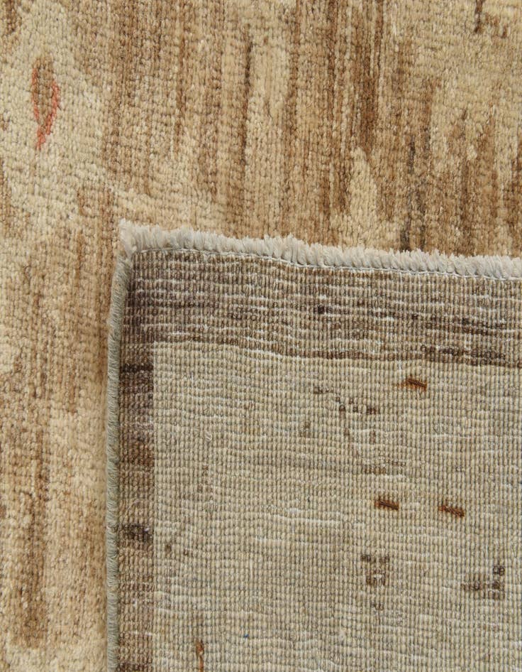 Detail image of  6' x 8' 8  Hand Knotted Peshawar Ziegler Rug