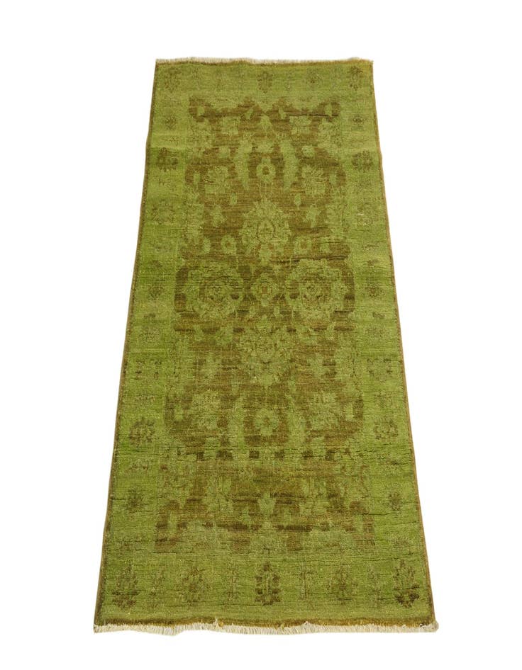 Detail image of  2' 7 x 4' 2  Hand Knotted Peshawar Ziegler Rug