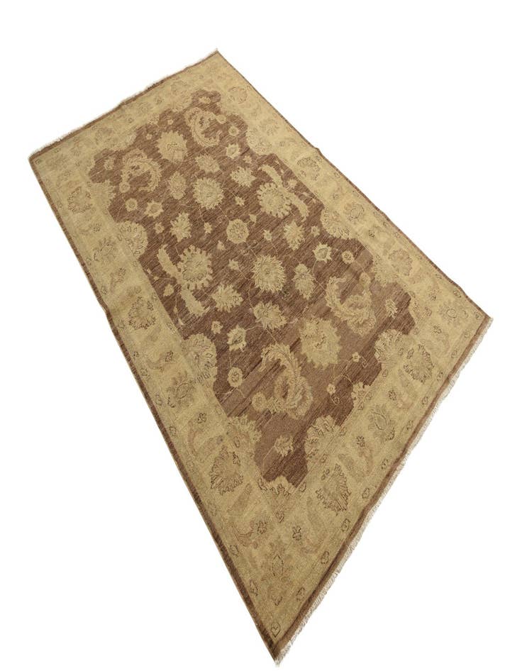 Detail image of  5' x 7' 8  Hand Knotted Peshawar Ziegler Rug