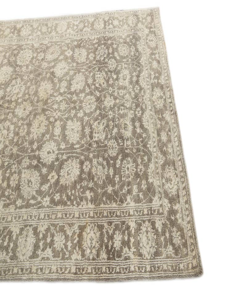 Detail image of  5' 7 x 7' 10  Hand Knotted Peshawar Ziegler Rug