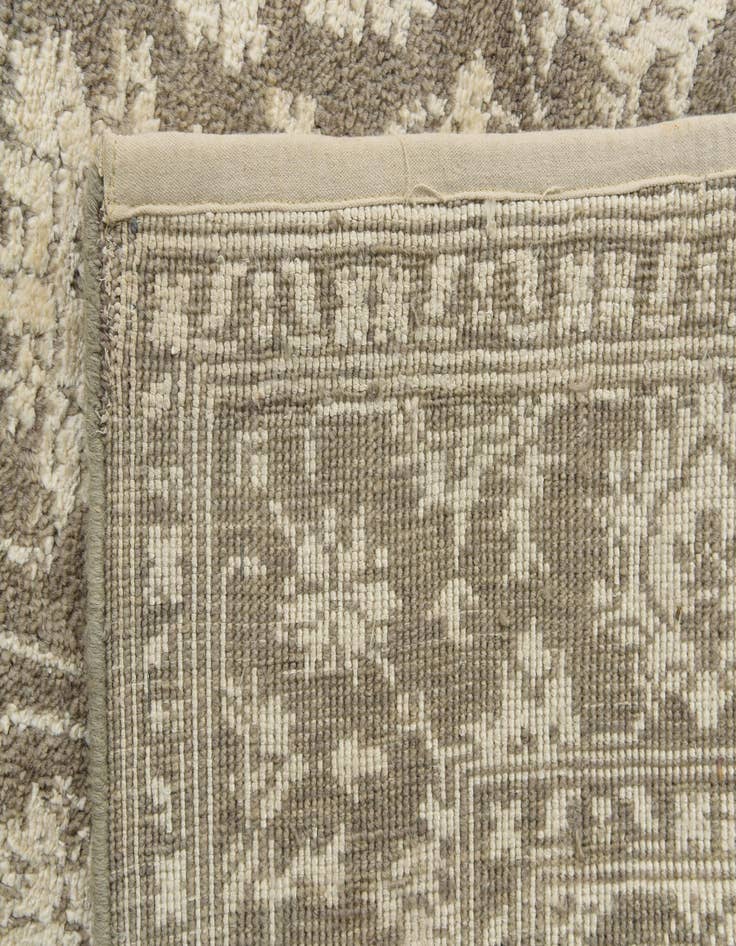 Detail image of  5' 7 x 7' 10  Hand Knotted Peshawar Ziegler Rug