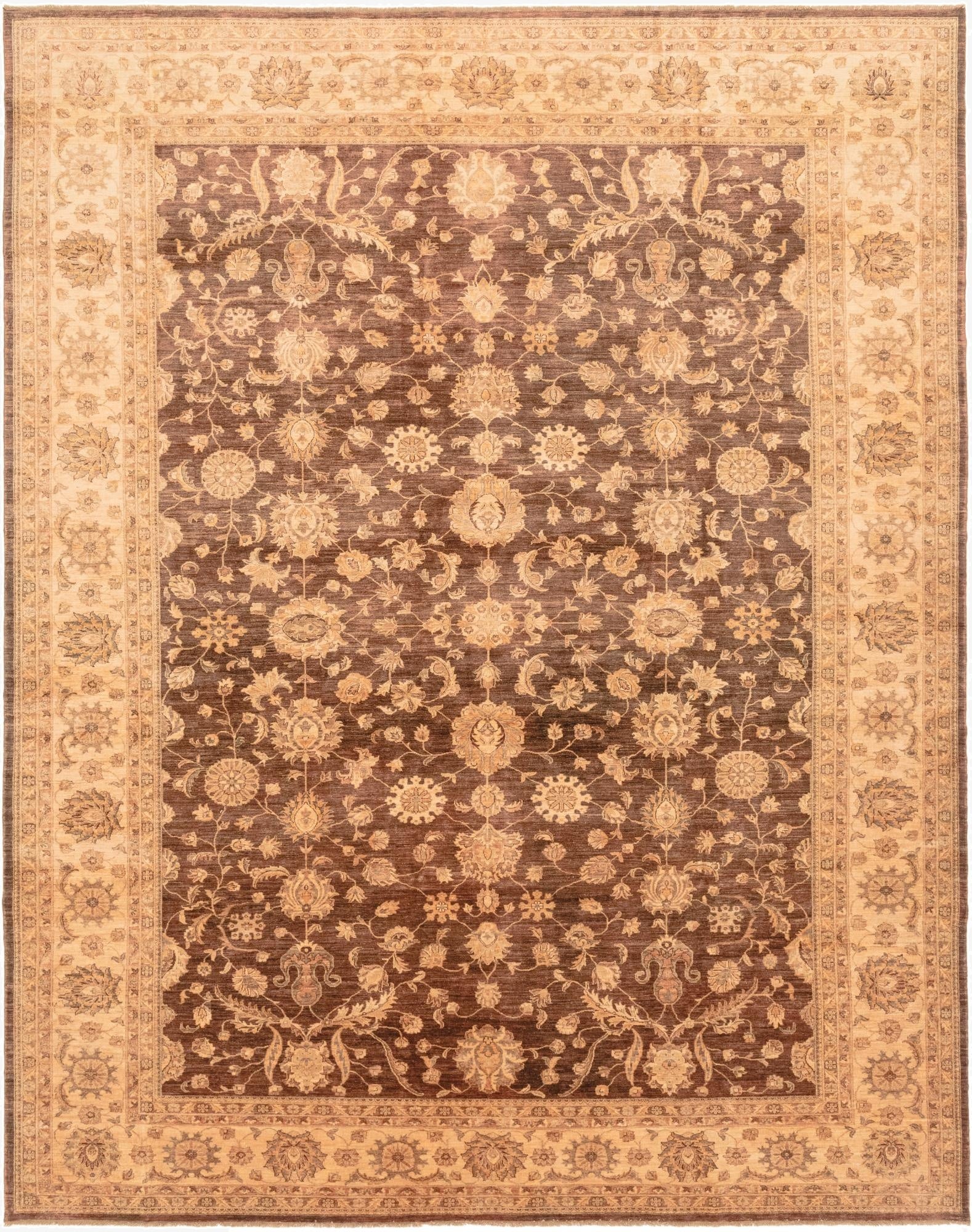  13' x 16' 6  Hand Knotted Peshawar Ziegler Rug